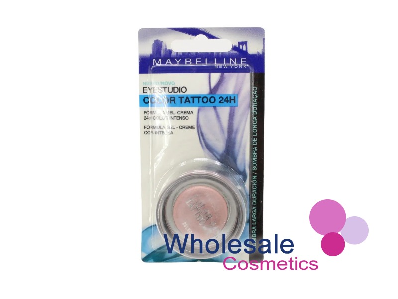 8 x Maybelline 24HR Color Tattoo Eyeshadow - 65 PINK GOLD